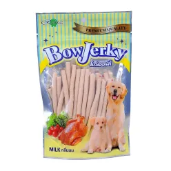 BowJerky Dog Stick Treat With Milk Flavor