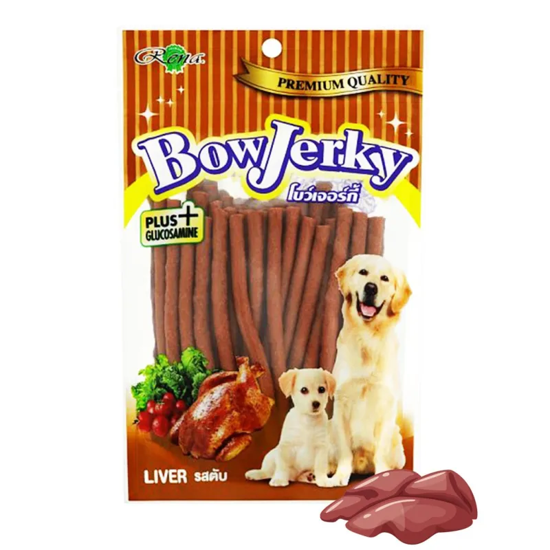 BowJerky Dog Stick Treat With Liver Flavor