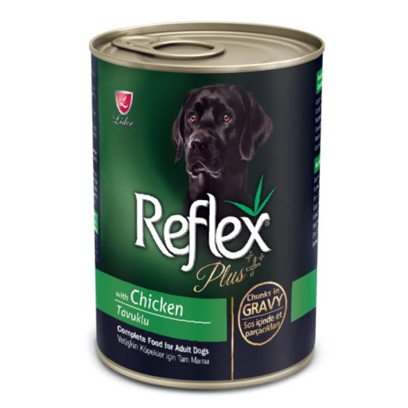  Reflex Plus Adult Wet Dog Food with Chicken Flavor In Gravy