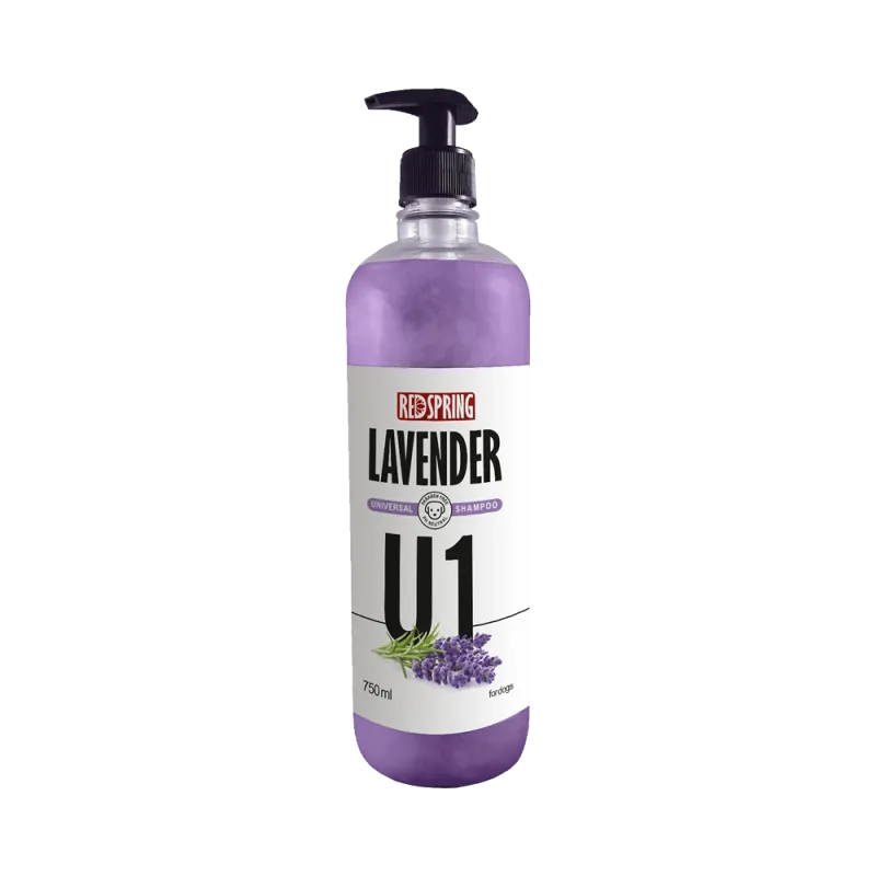 Red Spring Shampoo Dog With Lavender Extract