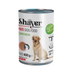 Shayer Pate Canned Senior Wet Dog Food With Chicken Flavor