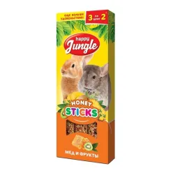 Happy Jungle Stick Rodents With Honey &amp; Fruits