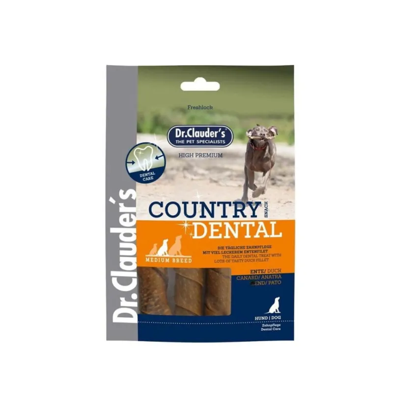 Dr Clauders Country Dental Dog Treat With Duck