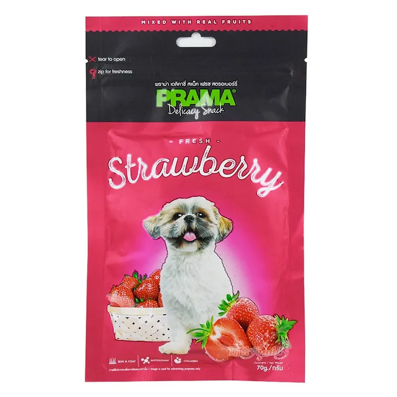 Prama Dog Stick Treat With Strawberry Flavor