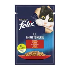 Felix Pouch Adult Wet Cat Food With Beef In Jelly