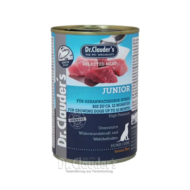 Dr.Clauder's Canned Junior Wet Dog Food With Beef &amp; Chicken