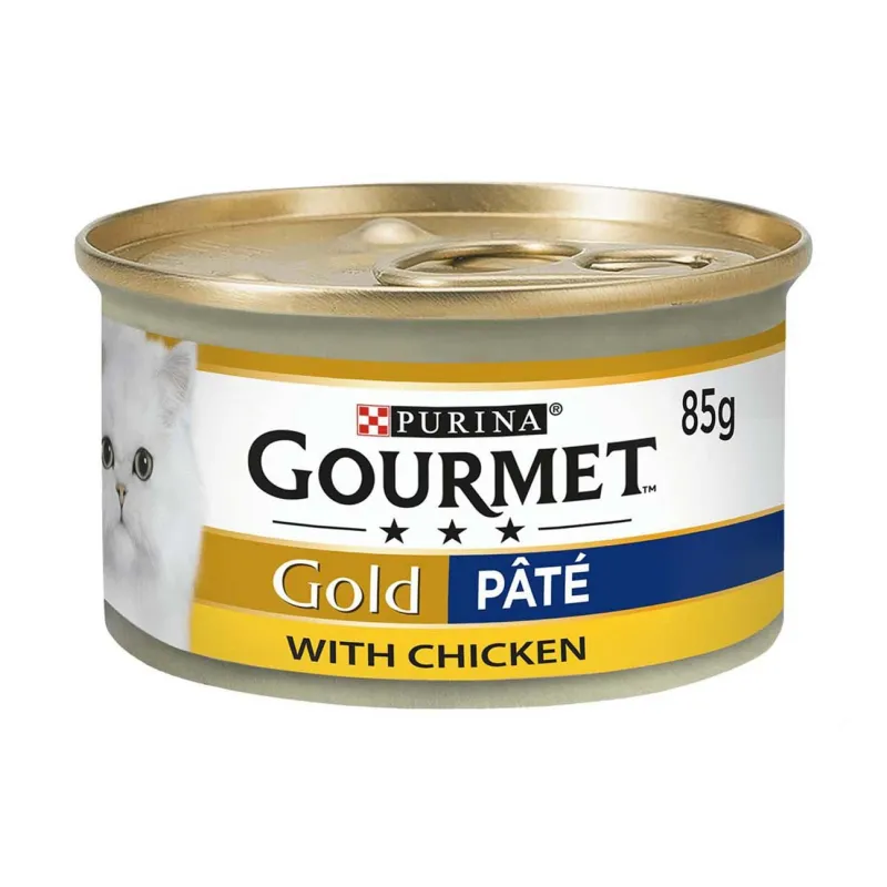 Gourmet Gold Pate Canned Adult Wet Cat Food With Chicken Flavor