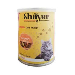 Shayer Chunks Canned Adult Wet Cat Food With Chicken Flavor In Gravy Flavor