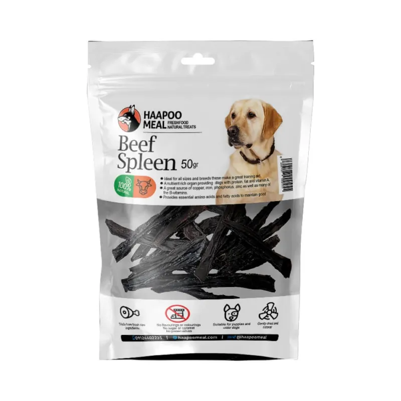 Hapoo Meal Natural Treat Dog With Spleen Beef