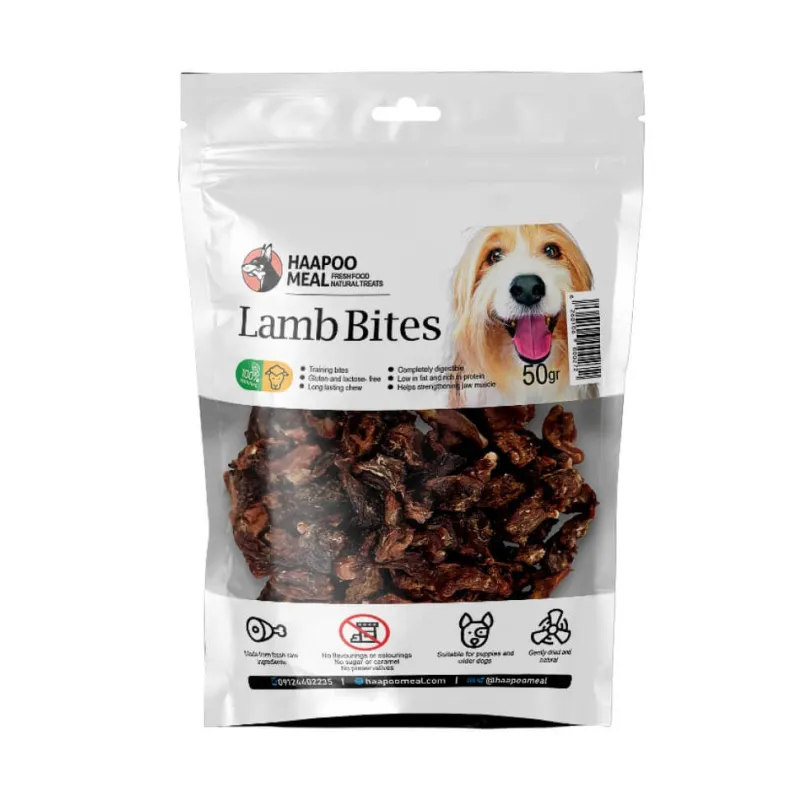 Hapoo Meal Natural Treat Dog With Lamb Bites