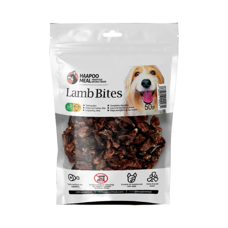 Hapoo Meal Natural Treat Dog With Lamb Bites