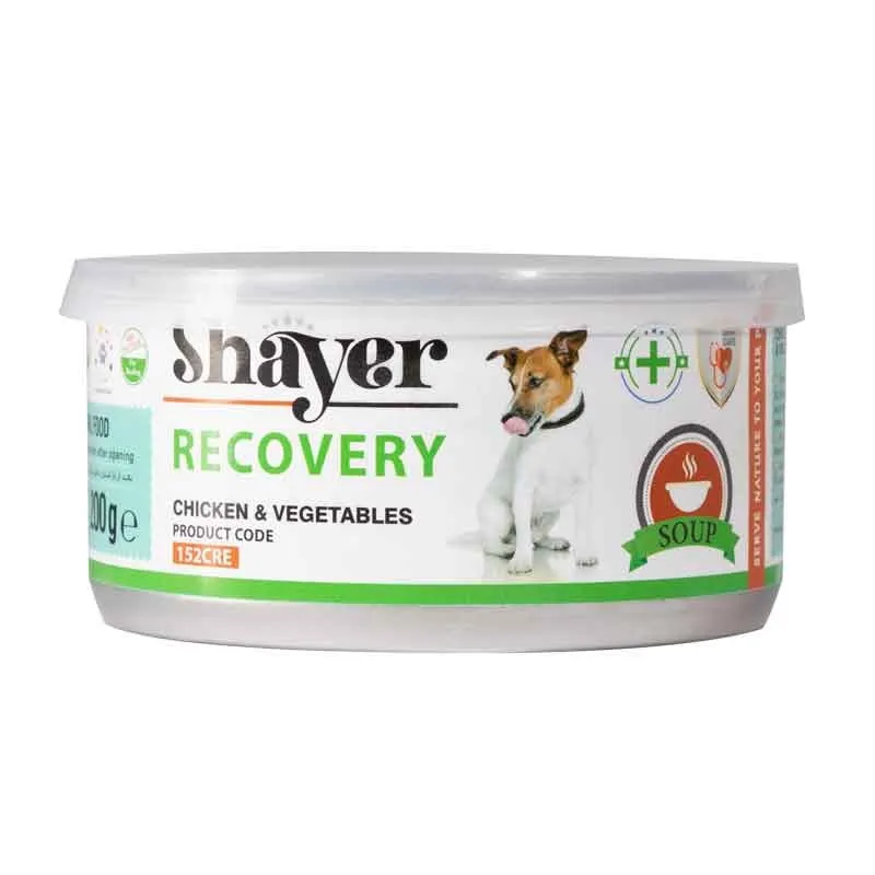 Shayer Recovery Adult Wet Dog Food With Chicken &amp; Vegetables Flavor