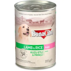 Bonacibo Pate Canned Puppy Wet Food With Lamb &amp; Rice Flavor