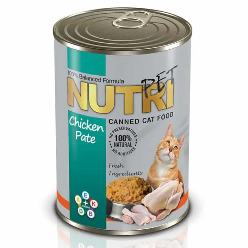 Nutripet Pate Canned Adult Wet Cat Food With Chicken Flavor