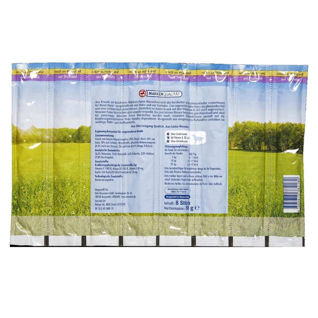 Winston Stick Dog Treat With Chicken And Turkey 