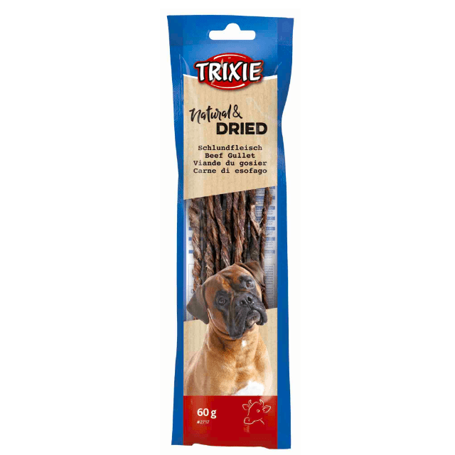 Trixie Natural Beef Gullet Dog Treat With Beef 