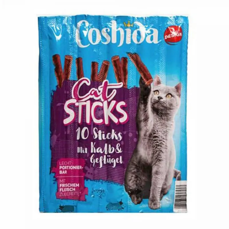 Coshida Cat Stick Treat With Calf &amp; Chicken Flavor