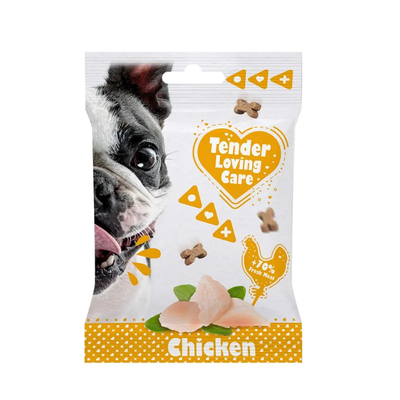 Duvo Tender Loving Care Soft Dog Treat With Chicken Flavor Gluten Free