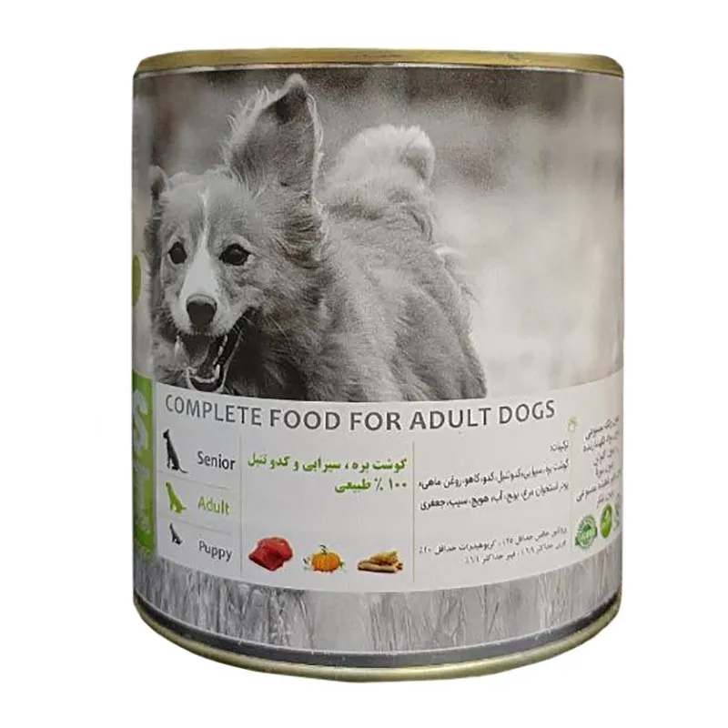 Us Pet Canned Adult Wet Dog Food With Lamb ، Tripe &amp; Pumpkin Flavor