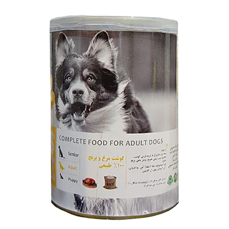 Us Pet Canned Adult Wet Dog Food With Chicken &amp; Rice Flavor