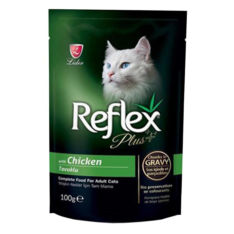 Reflex Plus Pouch Adult Wet Cat Food With Chicken Flavor In Gravy