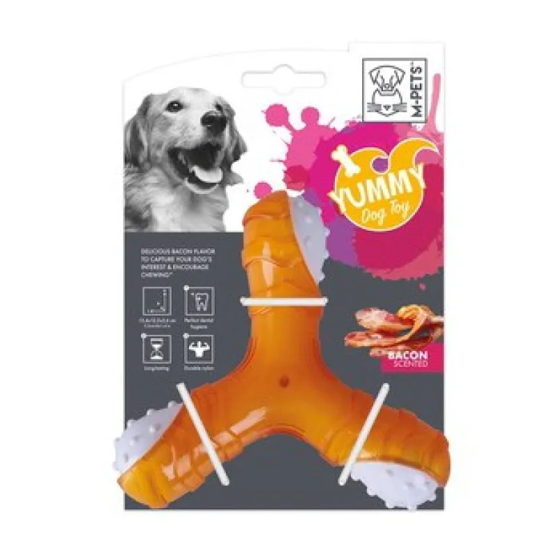 M-Pets Dog Toy With Bacon Flavor