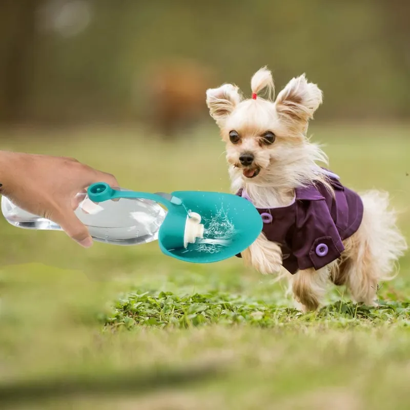 Super Design Leaf Travel Dog Bottle 