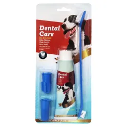 Dental Care Tooth Paste &amp; Tooth Brush With Beef Flavor