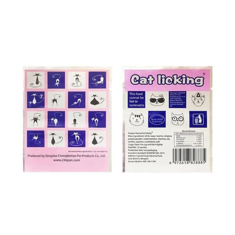 Cbtpon Sugar Ball Cat Snack Licking With Fish Flavor