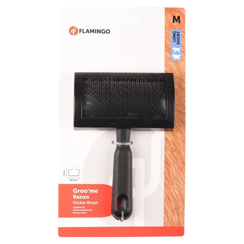 Flamingo Dog &amp; Cat Brush 