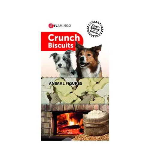  Flamingo Snacks Crunch Biscut Animl Figures With Vanilla &amp; Chicken 