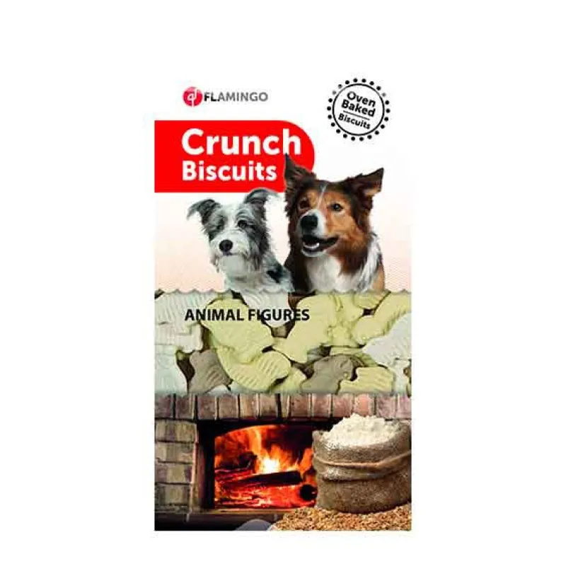  Flamingo Snacks Crunch Biscut Animl Figures With Vanilla &amp; Chicken 
