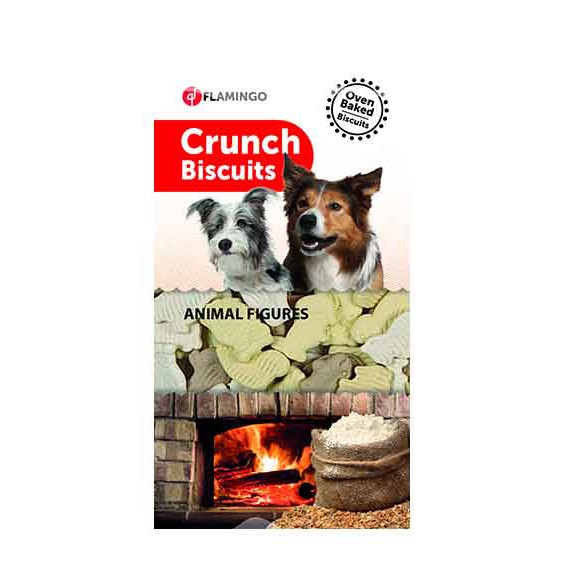  Flamingo Snacks Crunch Biscut Animl Figures With Vanilla &amp; Chicken 