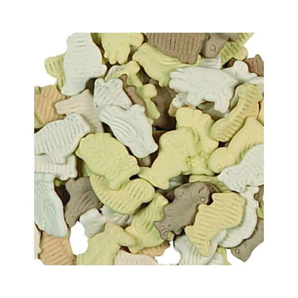  Flamingo Snacks Crunch Biscut Animl Figures With Vanilla &amp; Chicken 