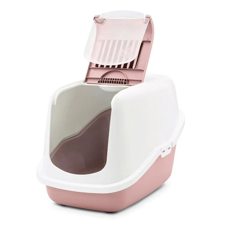 Savic Cat Toilet - NESTOR - Ash Rose Colour