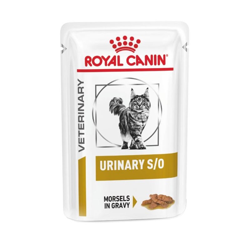 Royal Canin Urinary S/O Pouch Wet Cat Food In Gravy