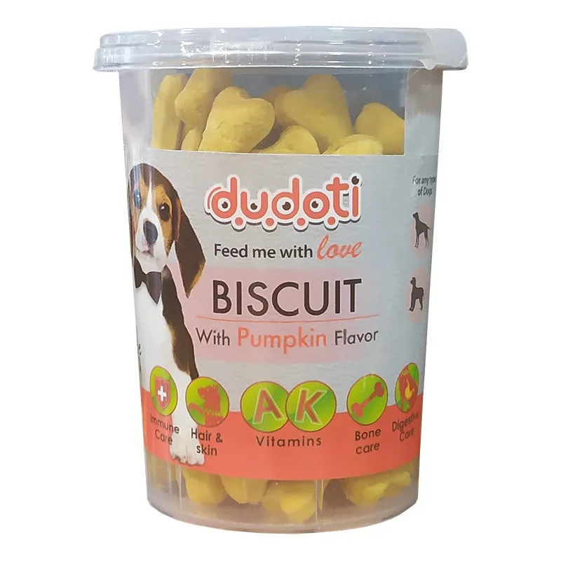 Dudoti Dog Biscuit Treat With Pumpkin Flavor