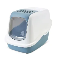 Savic Cat Toilet - NESTOR - Bluestone Colour