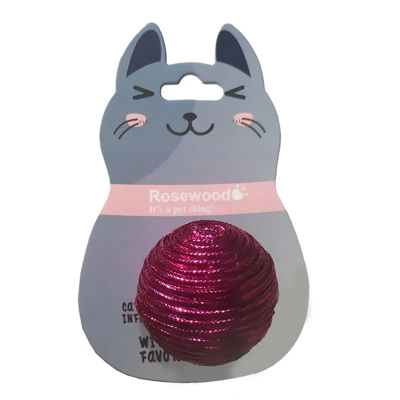 Rosewood Cat Toy _ Shiny Ball