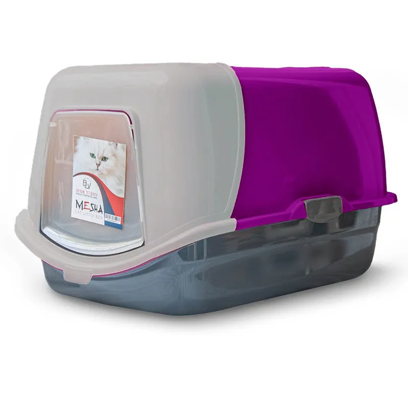 Happy Pet Cat Litter Tray with Scope Mesha Model
