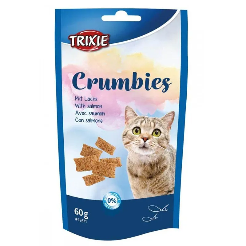 Trixie Cat Crumbies Treat With Salmon Flavor