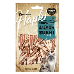 Flamingo Cat Strips Treat With Salmon Fish Flavor