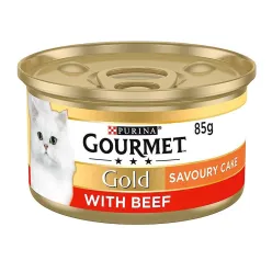 Gourmet Gold Savoury Cake Beef Wet Cat Food