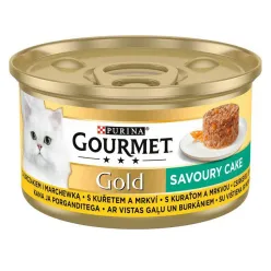 Gourmet Gold Savoury Cake Chicken &amp; Carrot Wet Cat Food