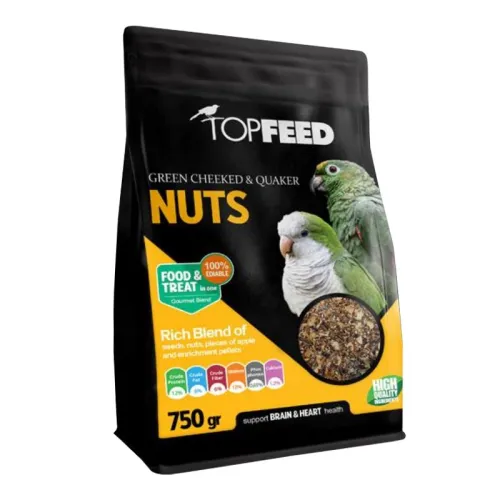 TopFeed Green Cheeked Quaker Nuts