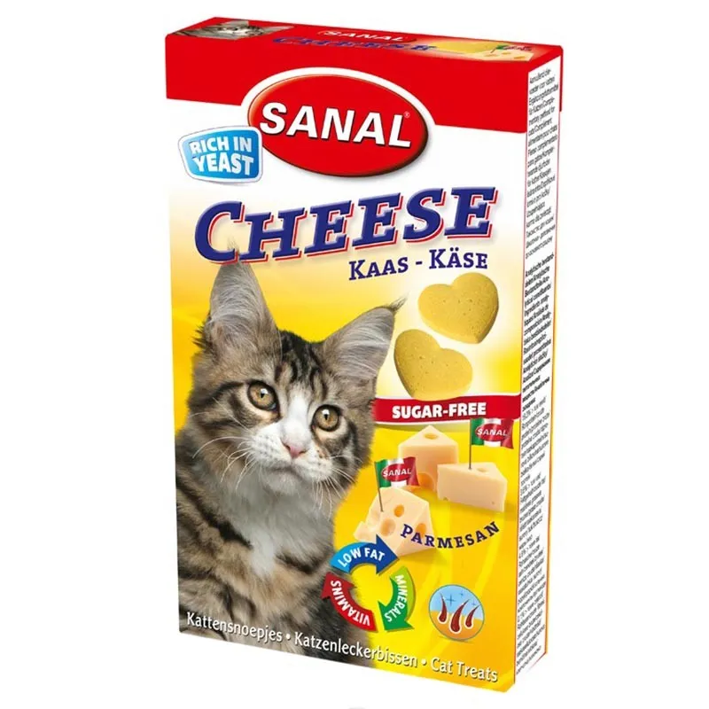 Sanal Cat Rich In Yeast Treats With Cheese