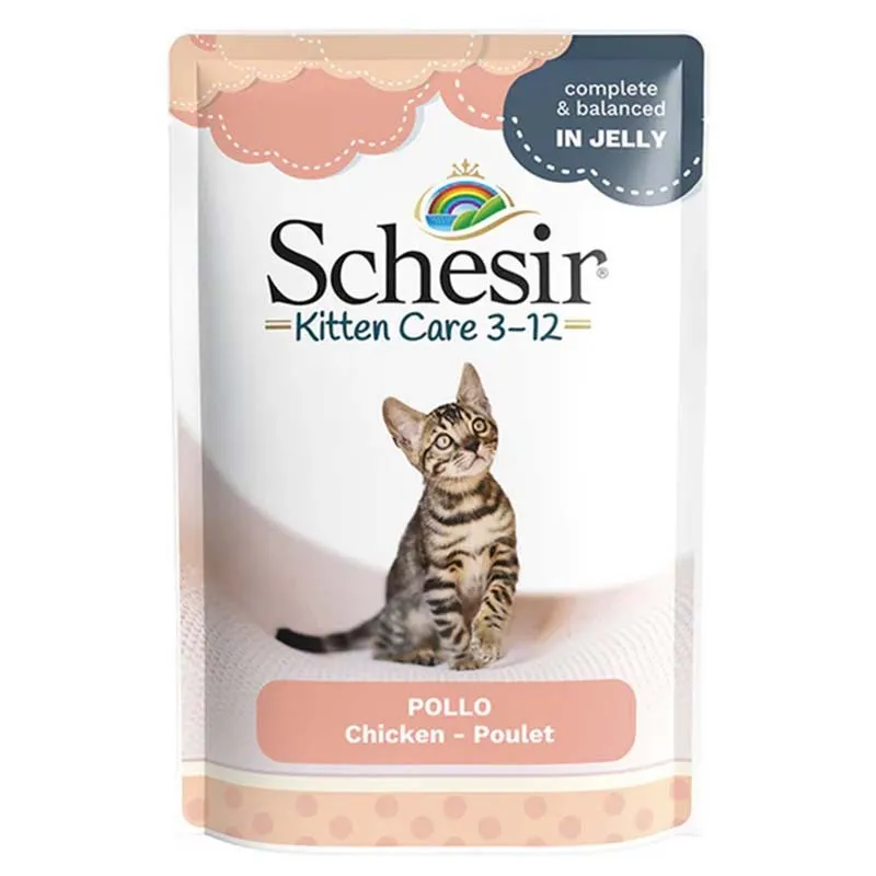 Schesir Wet Cat Food Chicken Fillets Pouch