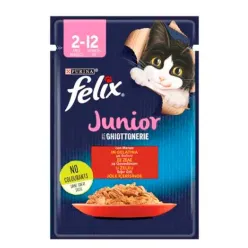 Felix Pouch Junior Wet Food With Beef In Jelly