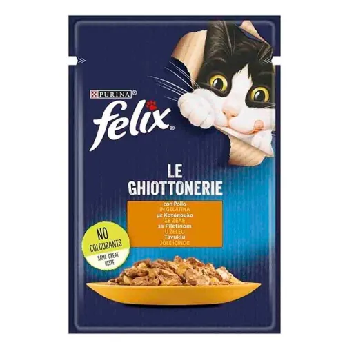 Felix Puoch Wet Cat Food With Chicken In Jelly