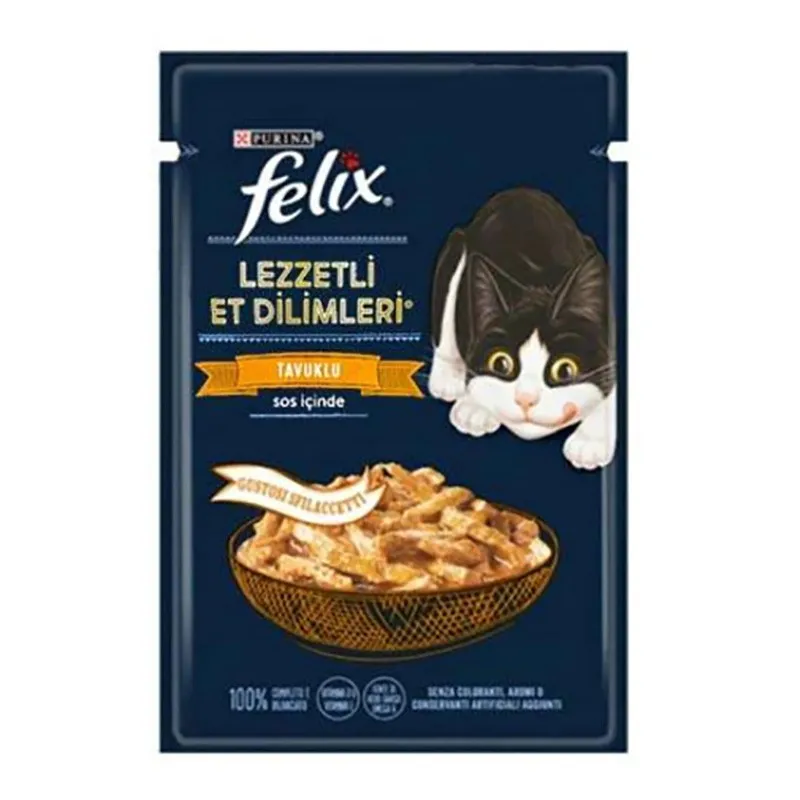 Felix Adult Pouch Wet Cat Food With Chicken In Gravy